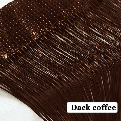 Thread Curtain Divider - 100CM x 200CM String Tassel Panel for Living Room Door Window - ZOOMNSTORE