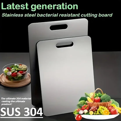 Titanium Cutting Board - Double-Sided Stainless Steel Chopping Board for Meat  Fruit - ZOOMNSTORE