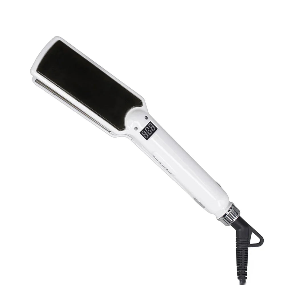 Titanium Hair Straightener | High Temperature Iron With Nano Titanium Plates & Dual Voltage - ZOOMNSTORE