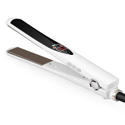 Titanium Hair Straightener | High Temperature Iron With Nano Titanium Plates & Dual Voltage - ZOOMNSTORE