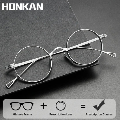 Titanium Reading Glasses – Retro Square Frames With Anti Glare Lenses | Unisex Fashion Eyewear - ZOOMNSTORE