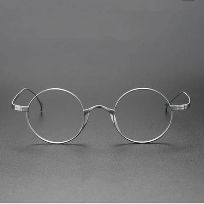 Titanium Reading Glasses – Retro Square Frames With Anti Glare Lenses | Unisex Fashion Eyewear - ZOOMNSTORE
