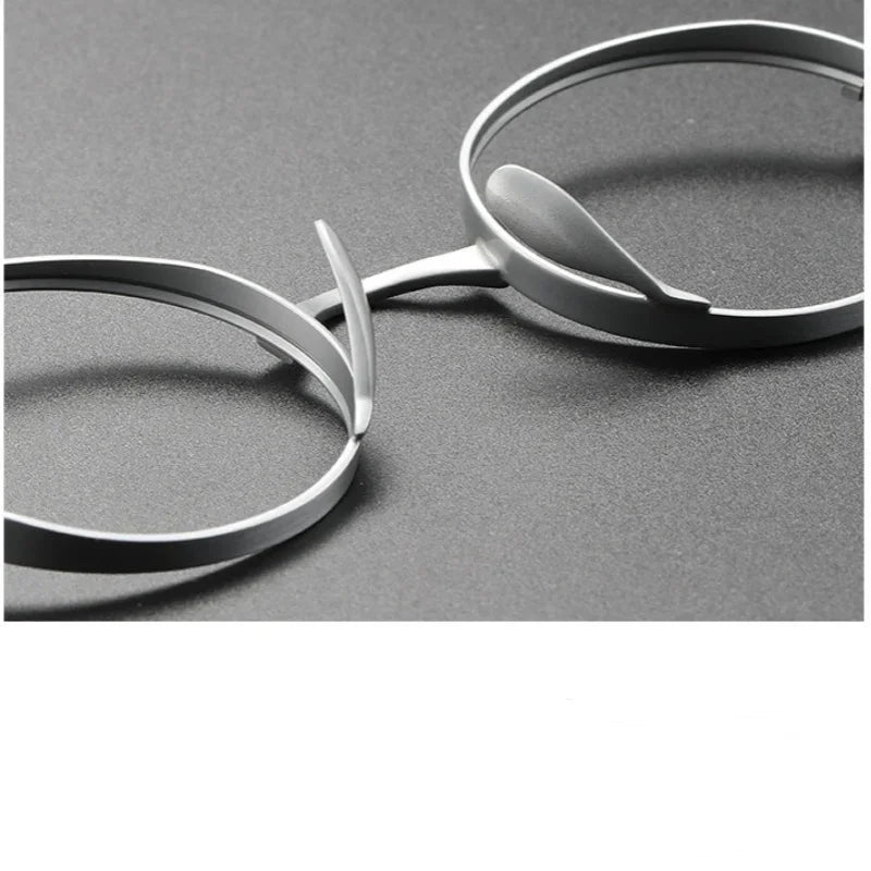 Titanium Reading Glasses – Retro Square Frames With Anti Glare Lenses | Unisex Fashion Eyewear - ZOOMNSTORE