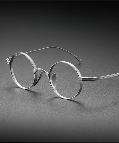 Titanium Reading Glasses – Retro Square Frames With Anti Glare Lenses | Unisex Fashion Eyewear - ZOOMNSTORE