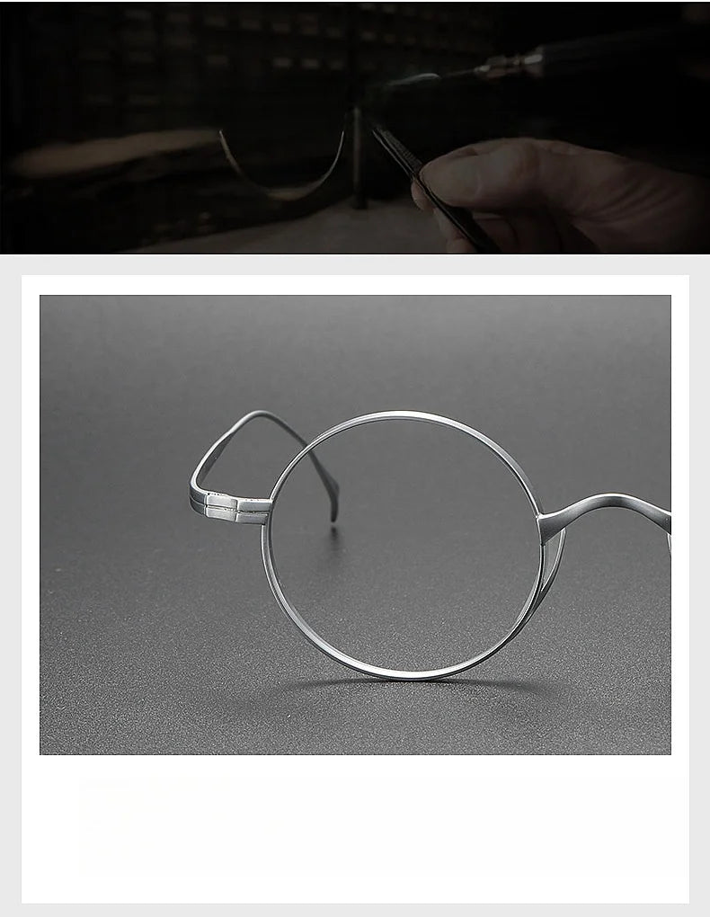 Titanium Reading Glasses – Retro Square Frames With Anti Glare Lenses | Unisex Fashion Eyewear - ZOOMNSTORE
