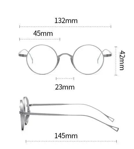 Titanium Reading Glasses – Retro Square Frames With Anti Glare Lenses | Unisex Fashion Eyewear - ZOOMNSTORE