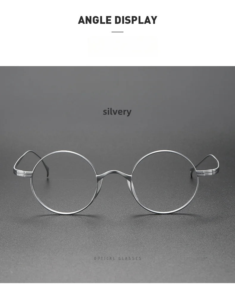 Titanium Reading Glasses – Retro Square Frames With Anti Glare Lenses | Unisex Fashion Eyewear - ZOOMNSTORE