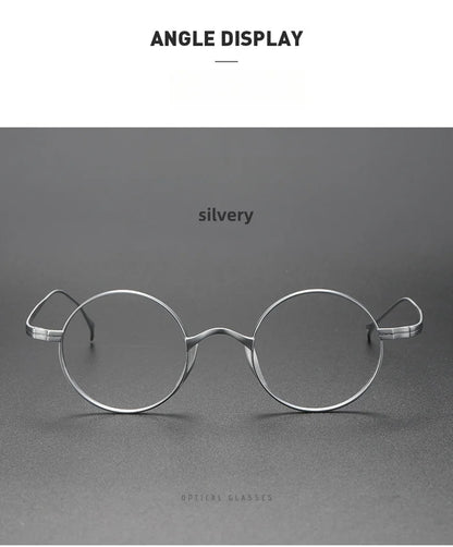 Titanium Reading Glasses – Retro Square Frames With Anti Glare Lenses | Unisex Fashion Eyewear - ZOOMNSTORE