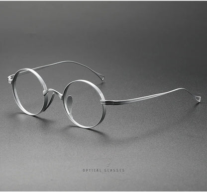 Titanium Reading Glasses – Retro Square Frames With Anti Glare Lenses | Unisex Fashion Eyewear - ZOOMNSTORE