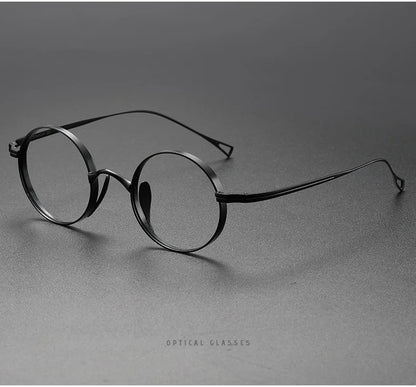 Titanium Reading Glasses – Retro Square Frames With Anti Glare Lenses | Unisex Fashion Eyewear - ZOOMNSTORE