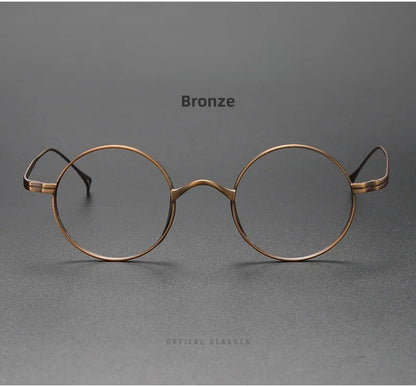 Titanium Reading Glasses – Retro Square Frames With Anti Glare Lenses | Unisex Fashion Eyewear - ZOOMNSTORE