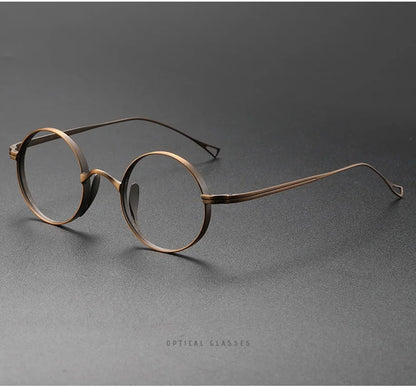 Titanium Reading Glasses – Retro Square Frames With Anti Glare Lenses | Unisex Fashion Eyewear - ZOOMNSTORE