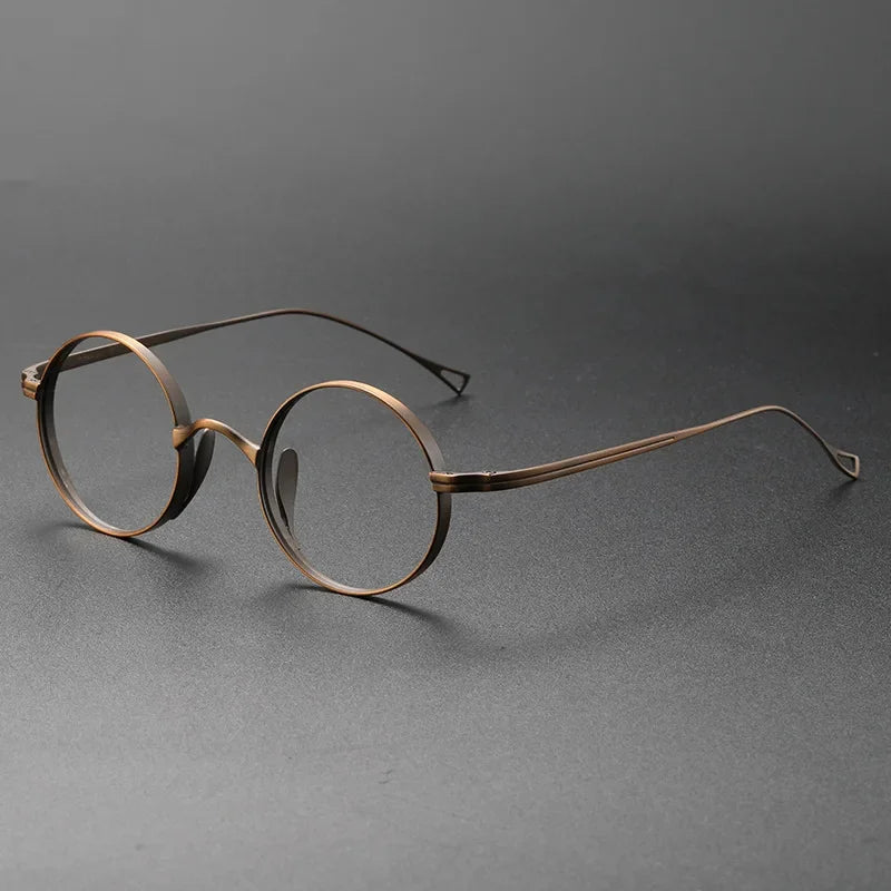 Titanium Reading Glasses – Retro Square Frames With Anti Glare Lenses | Unisex Fashion Eyewear - ZOOMNSTORE