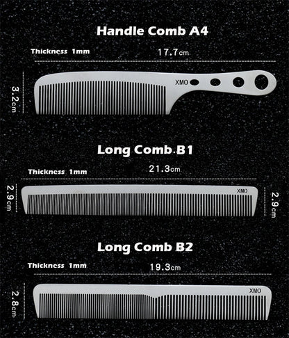 Titanium Steel Comb – Professional Hairdressing Salon Tool | Ultra Thin, Anti Static - ZOOMNSTORE