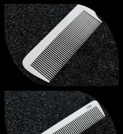 Titanium Steel Comb – Professional Hairdressing Salon Tool | Ultra Thin, Anti Static - ZOOMNSTORE