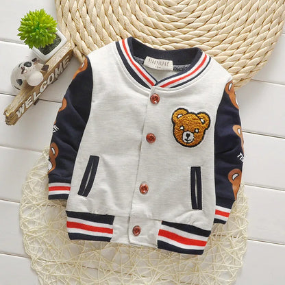 Toddler Cartoon Jacket - Spring Autumn Cotton Sportswear for Boys  Girls - ZOOMNSTORE