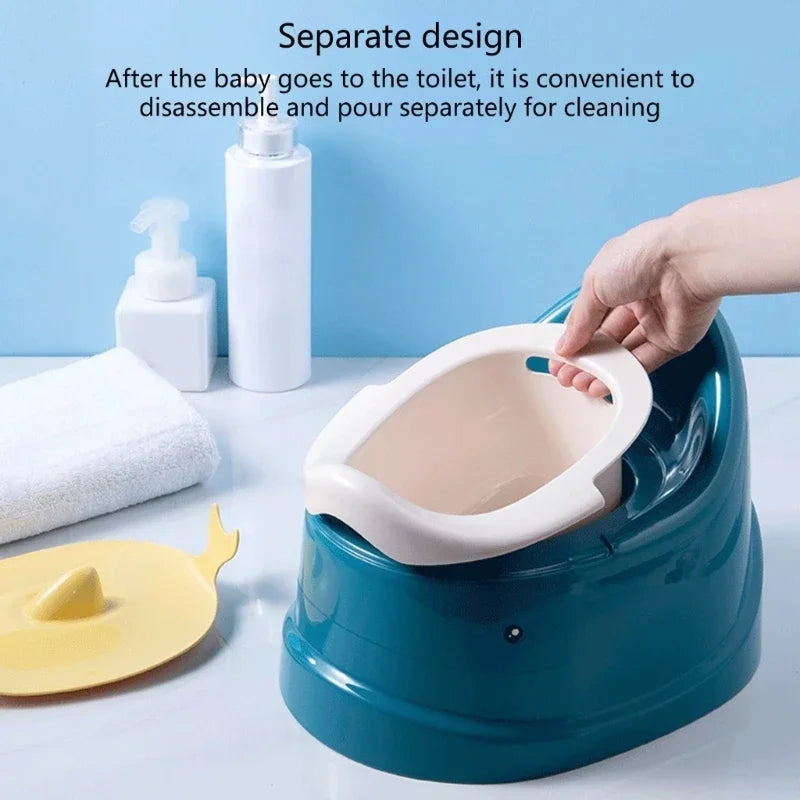 Toddler Potty Trainer - Portable Travel Toilet Chair With Non Slip Oval Bottom Design - ZOOMNSTORE