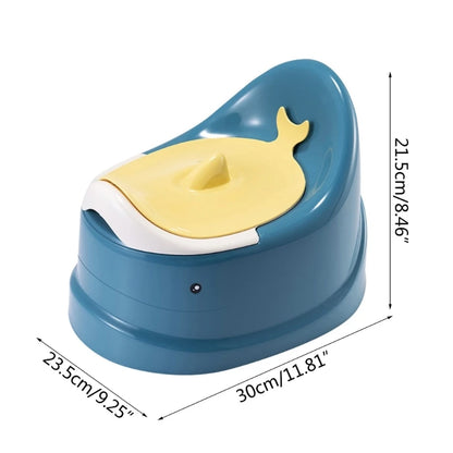 Toddler Potty Trainer - Portable Travel Toilet Chair With Non Slip Oval Bottom Design - ZOOMNSTORE