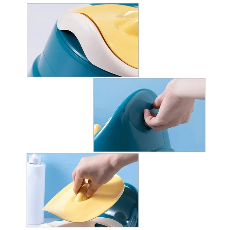 Toddler Potty Trainer - Portable Travel Toilet Chair With Non Slip Oval Bottom Design - ZOOMNSTORE