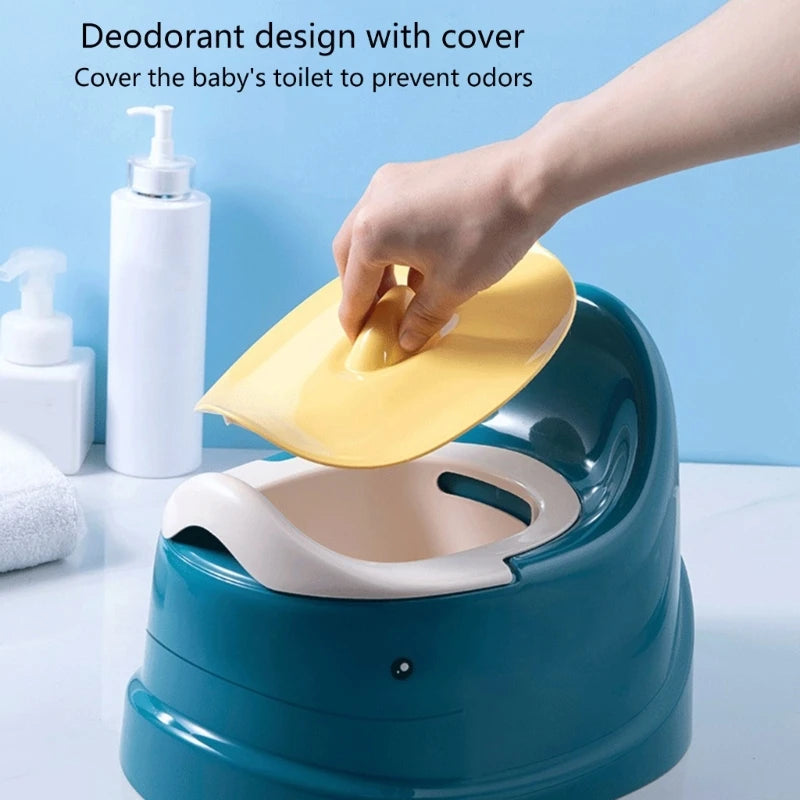 Toddler Potty Trainer - Portable Travel Toilet Chair With Non Slip Oval Bottom Design - ZOOMNSTORE