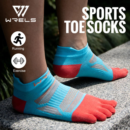 Toe Socks Running - Breathable Five Finger Athletic Socks With Compression Arch Support - ZOOMNSTORE
