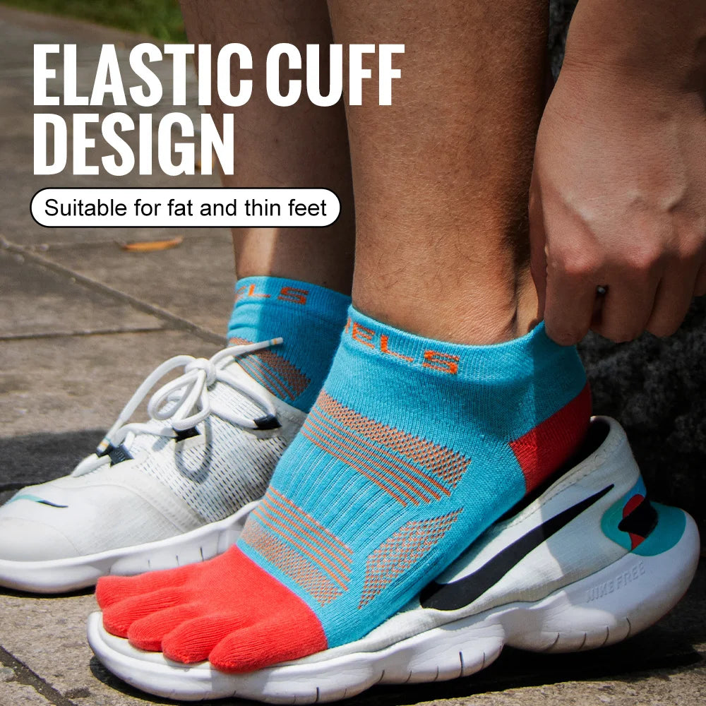Toe Socks Running - Breathable Five Finger Athletic Socks With Compression Arch Support - ZOOMNSTORE