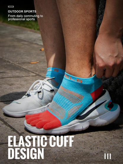 Toe Socks Running - Breathable Five Finger Athletic Socks With Compression Arch Support - ZOOMNSTORE