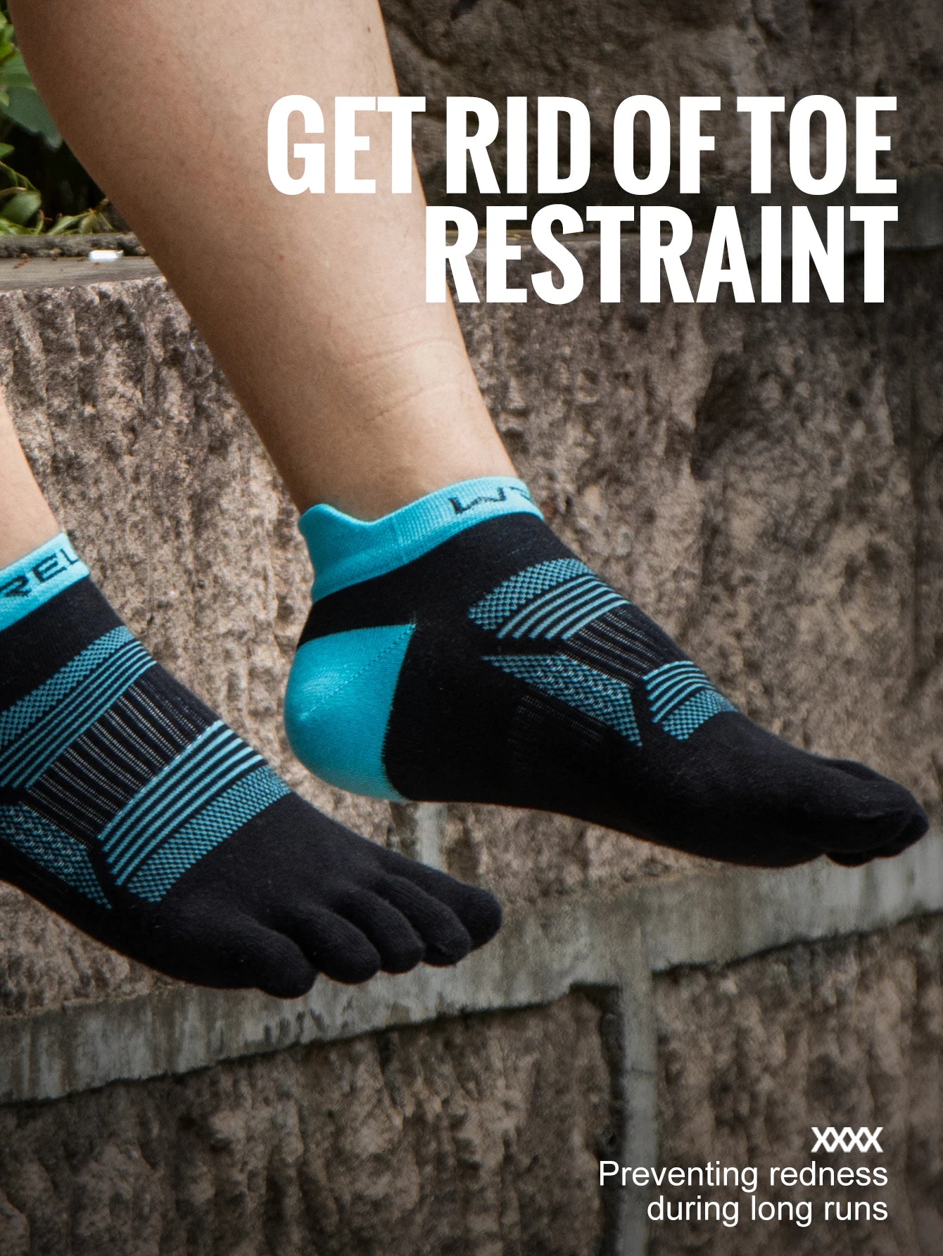 Toe Socks Running - Breathable Five Finger Athletic Socks With Compression Arch Support - ZOOMNSTORE