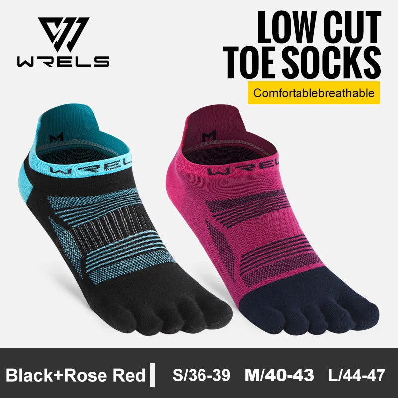 Toe Socks Running - Breathable Five Finger Athletic Socks With Compression Arch Support - ZOOMNSTORE