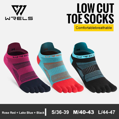 Toe Socks Running - Breathable Five Finger Athletic Socks With Compression Arch Support - ZOOMNSTORE