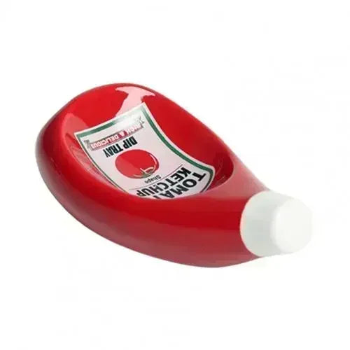 Tomato Shaped Ceramic Sauce Dish - Creative Salad Dressing Plate - ZOOMNSTORE
