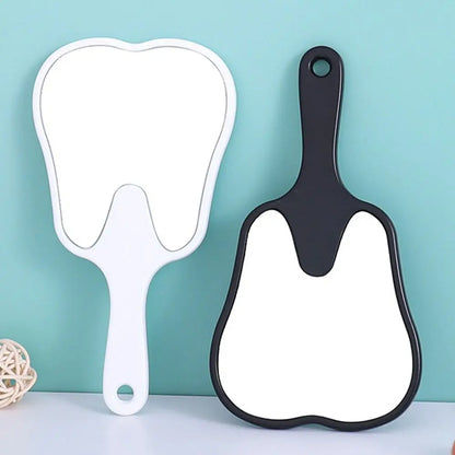 Tooth Shaped Mirror - Durable Handheld Makeup Mirror, Cute Dental Gift - ZOOMNSTORE