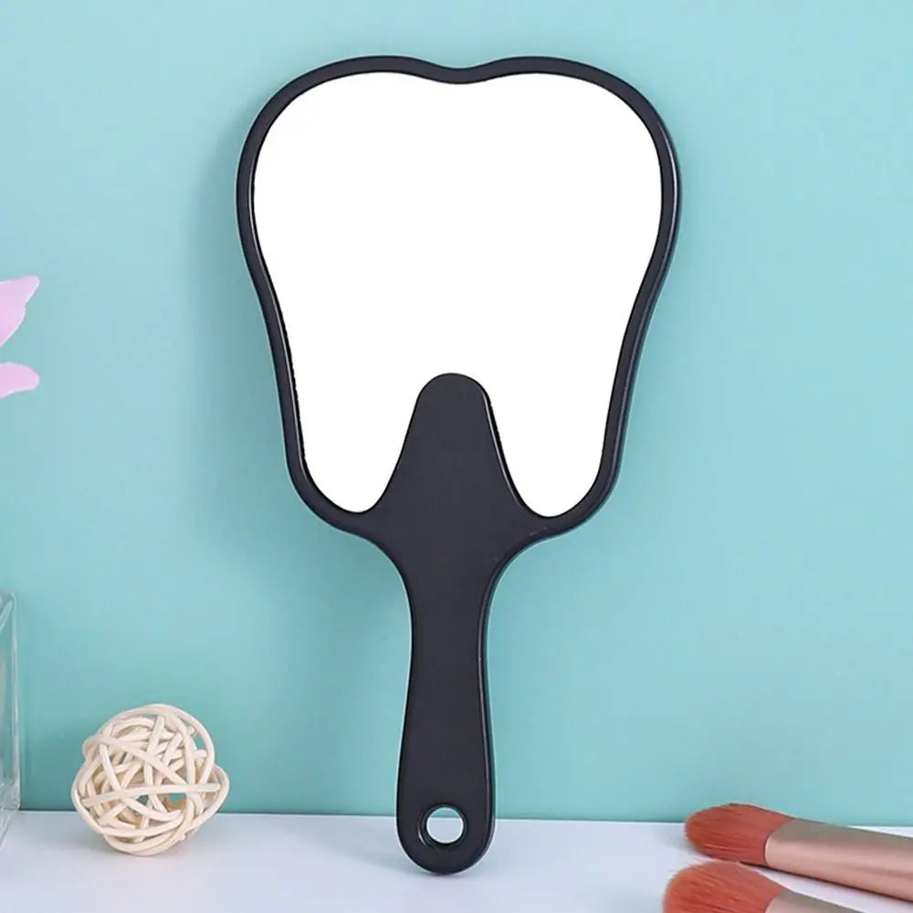 Tooth Shaped Mirror - Durable Handheld Makeup Mirror, Cute Dental Gift - ZOOMNSTORE