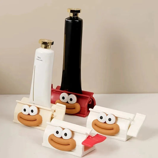 Toothpaste Squeezer - Cute Funny Sausage Mouth Manual Dispenser - ZOOMNSTORE