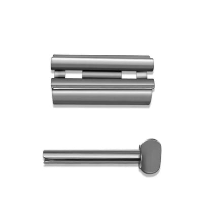 Stainless Steel Ointment Dispenser - Toothpaste Squeezer  Roller for Cosmetics - ZOOMNSTORE