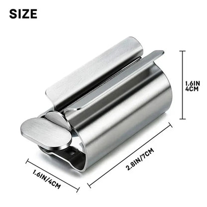 Stainless Steel Ointment Dispenser - Toothpaste Squeezer  Roller for Cosmetics - ZOOMNSTORE