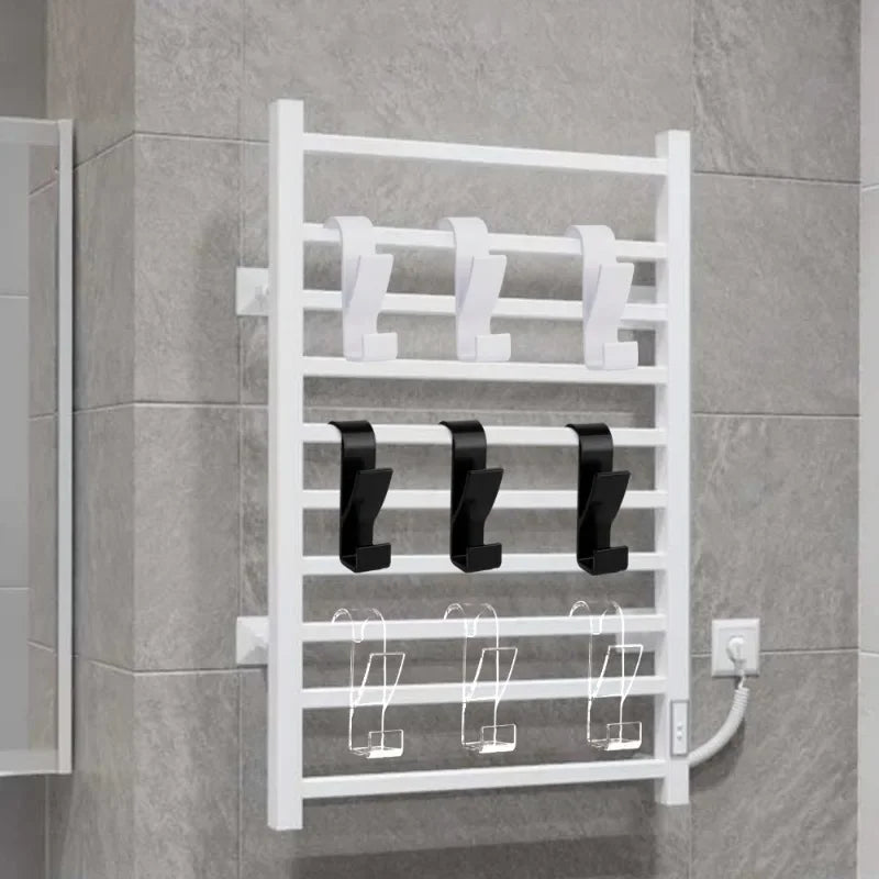 Bathroom Hanger Clips - Heated Towel Radiator Hook Holder Multifunction Drying Rack - ZOOMNSTORE