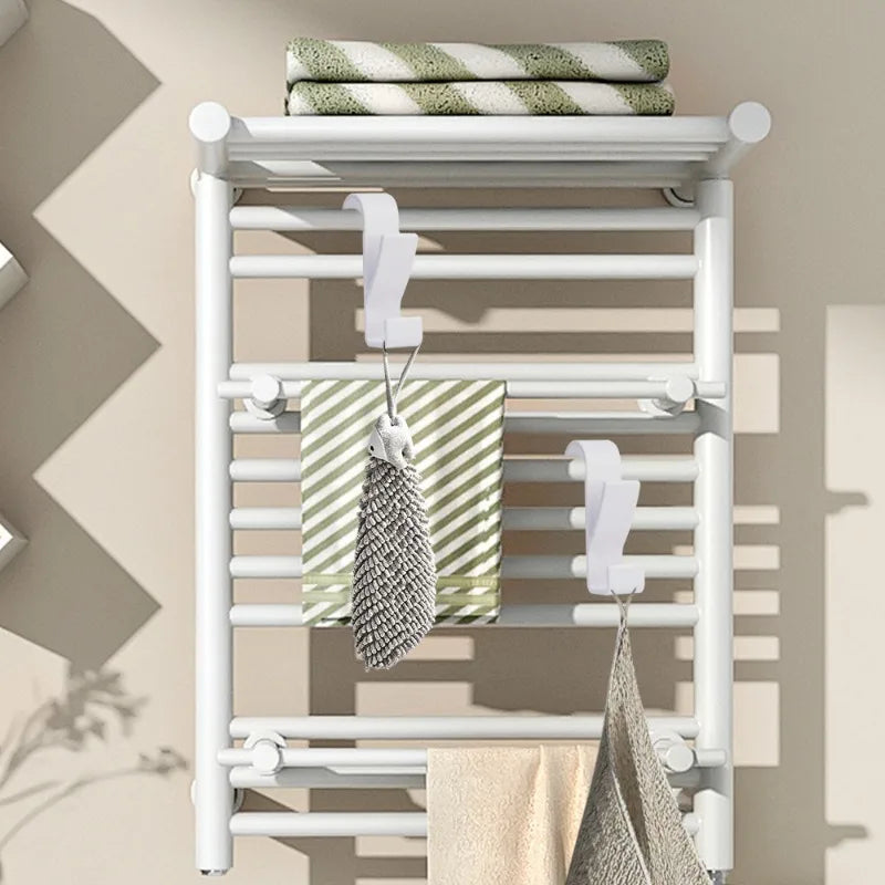 Bathroom Hanger Clips - Heated Towel Radiator Hook Holder Multifunction Drying Rack - ZOOMNSTORE