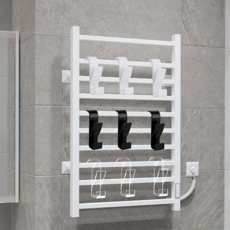 Bathroom Hanger Clips - Heated Towel Radiator Hook Holder Multifunction Drying Rack - ZOOMNSTORE