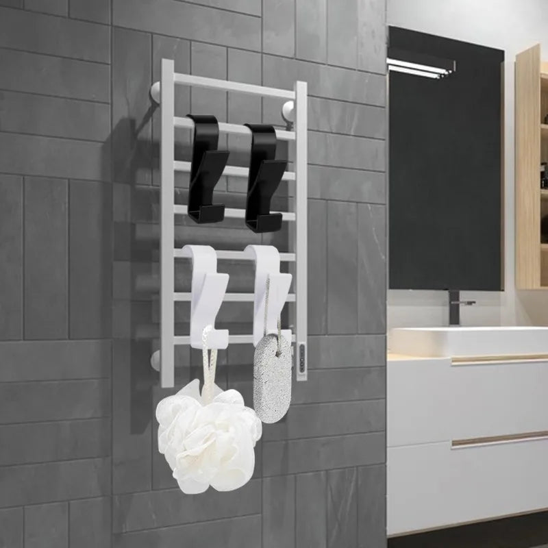Bathroom Hanger Clips - Heated Towel Radiator Hook Holder Multifunction Drying Rack - ZOOMNSTORE