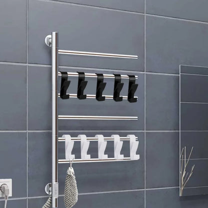 Bathroom Hanger Clips - Heated Towel Radiator Hook Holder Multifunction Drying Rack - ZOOMNSTORE