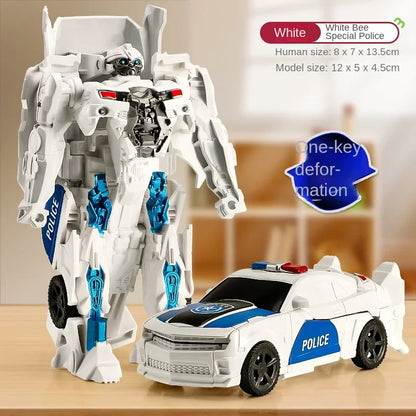 Anime Robot Car Action Figure - One Step Deformation Toy for Kids - ZOOMNSTORE