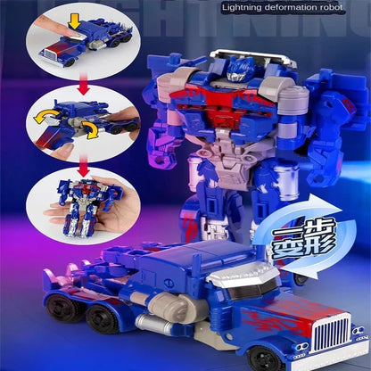 Anime Robot Car Action Figure - One Step Deformation Toy for Kids - ZOOMNSTORE