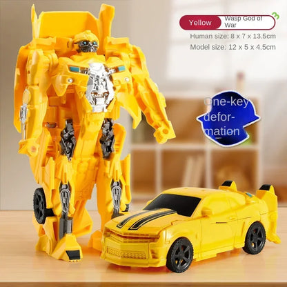 Anime Robot Car Action Figure - One Step Deformation Toy for Kids - ZOOMNSTORE