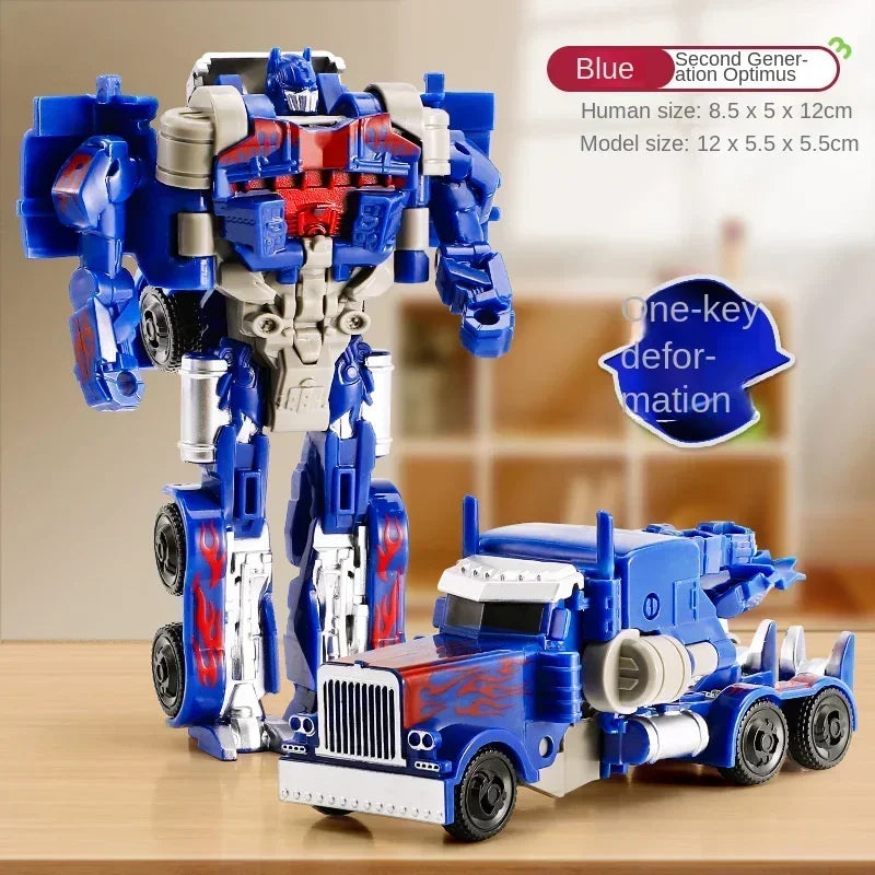 Anime Robot Car Action Figure - One Step Deformation Toy for Kids - ZOOMNSTORE