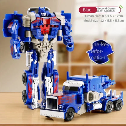 Anime Robot Car Action Figure - One Step Deformation Toy for Kids - ZOOMNSTORE