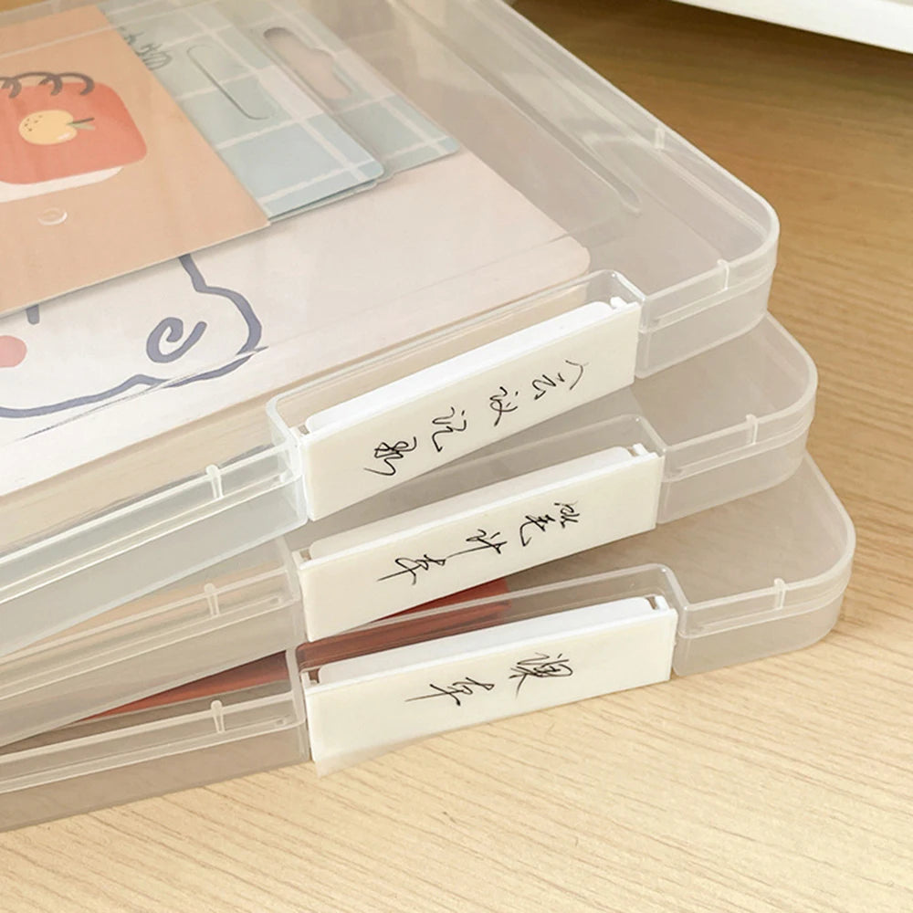 Transparent A4 File Organizer - Document Storage Bag for School  Office - ZOOMNSTORE