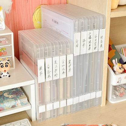 Transparent A4 File Organizer - Document Storage Bag for School  Office - ZOOMNSTORE