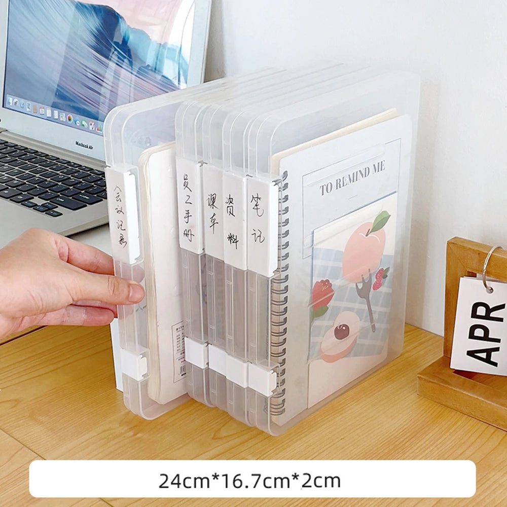 Transparent A4 File Organizer - Document Storage Bag for School  Office - ZOOMNSTORE
