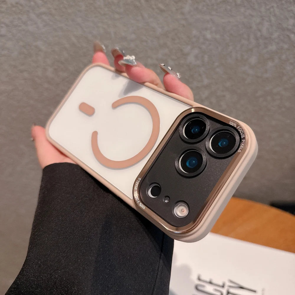 Transparent MagSafe Case with Camera Protection for iPhone 11-17 Pro Max - ZOOMNSTORE
